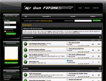 Tablet Screenshot of airgunsforum.com