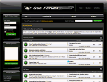 Tablet Screenshot of airgunsforum.org